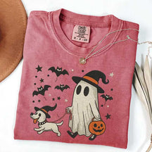 Spooky Paws Ghost Dog Halloween T-Shirt