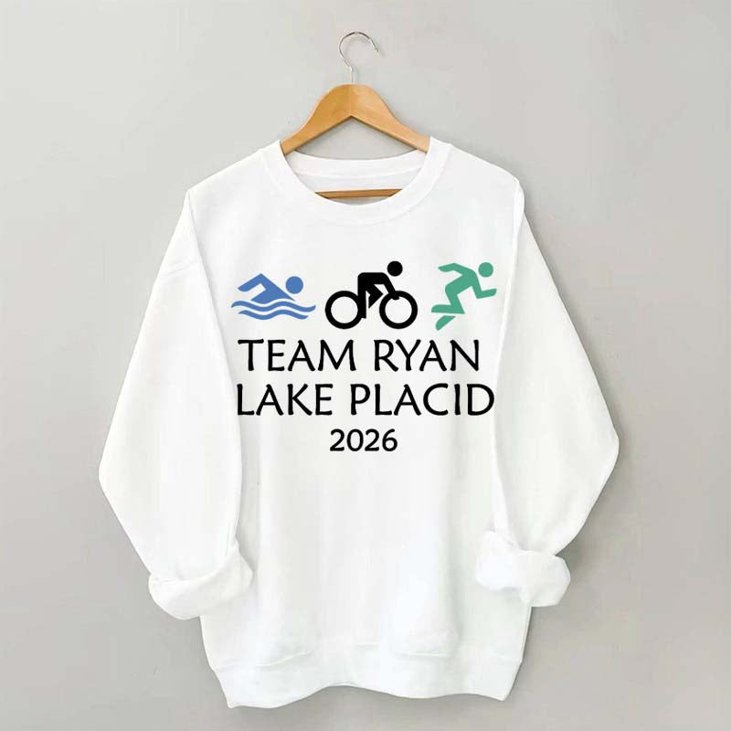 Custom Triathlon Swimming Biking Running Sweatshirt