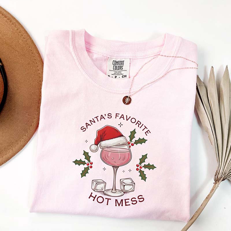 Santa's Favorite Hot Mess T-Shirt
