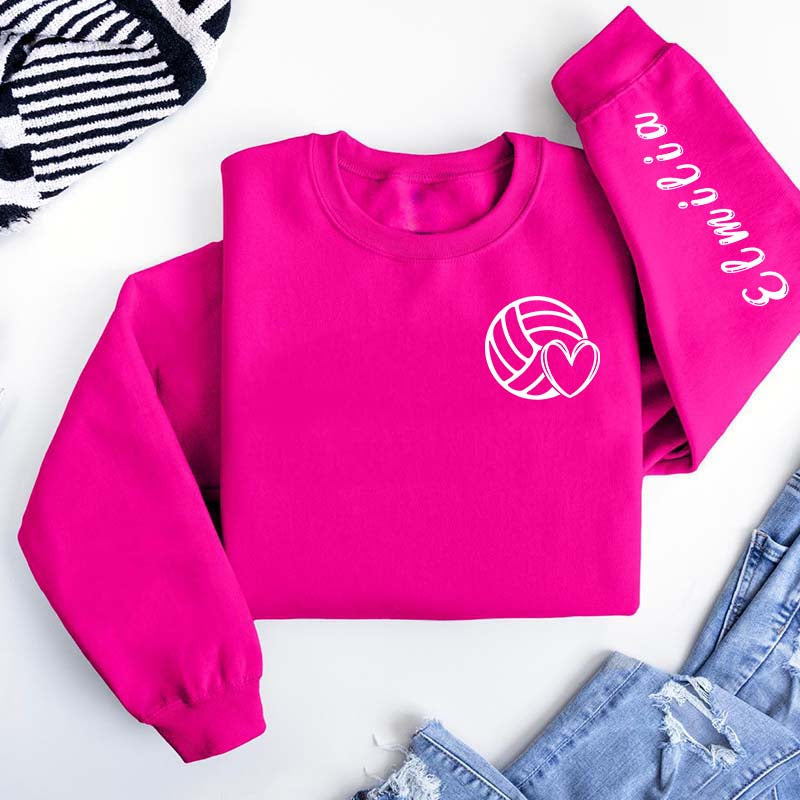 Custom Name High School Volleyball Sweatshirt