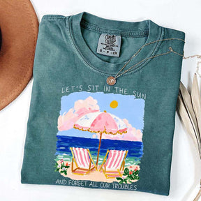 Sit In The Sun Coastal Summer T-Shirt
