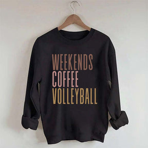 Weekend Coffee Volleyball Sweatshirt