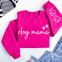 Custom Dog Mama Paws Funny Sweatshirt