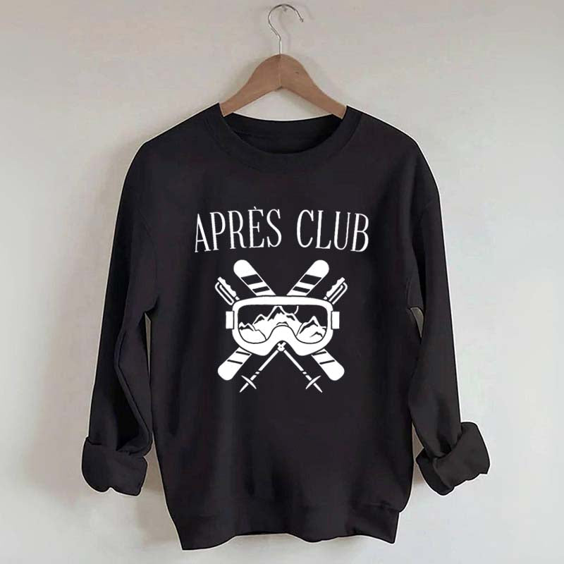 Apres-Ski Club Snow Skier Sweatshirt