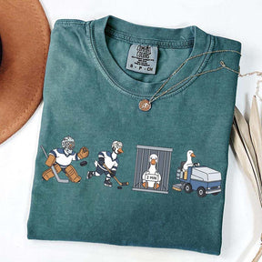 Goose Hockey Team Comfort Colors T-Shirt