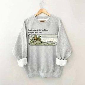 Frog And Toad Book Lover Sweatshirt
