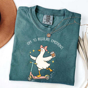 Off To Regulate Emotions Goose T-Shirt