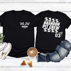 Custom Racing Name And Number T-Shirt
