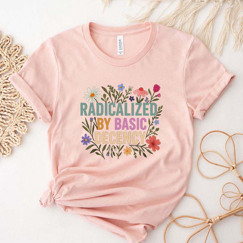Progressive Floral Political T-Shirt