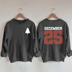 Distressed December 25 Sweatshirt