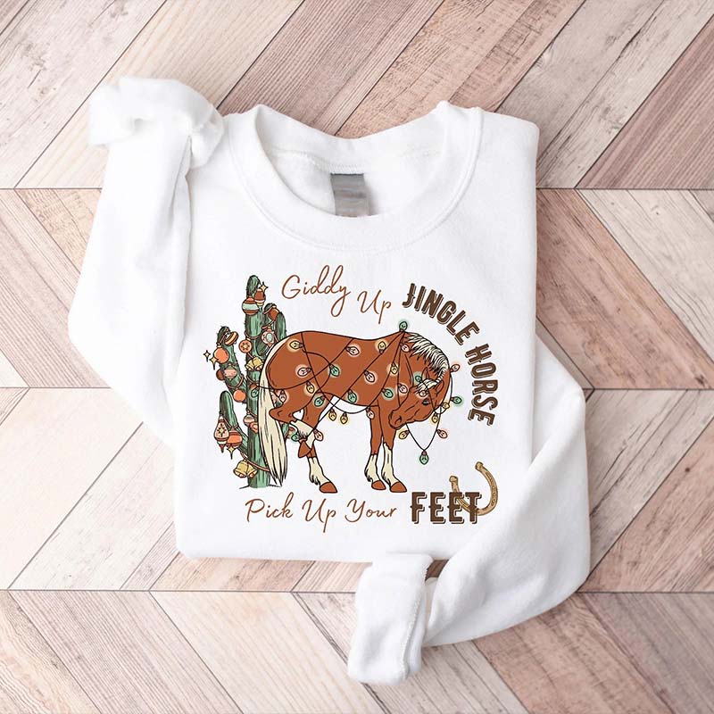 Jingle Horse Christmas Sweatshirt