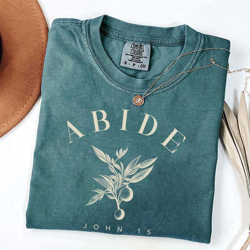 ABIDE Faith Based Streetwear T-Shirt