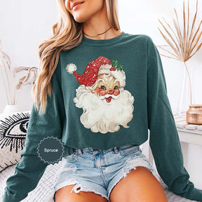 Retro Santa Cozy Winter Christmas Sweatshirt