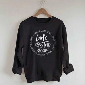 Girl's Trip 2025 Great Memories Sweatshirt
