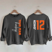 Custom Hockey  Name and Number Sweatshirt