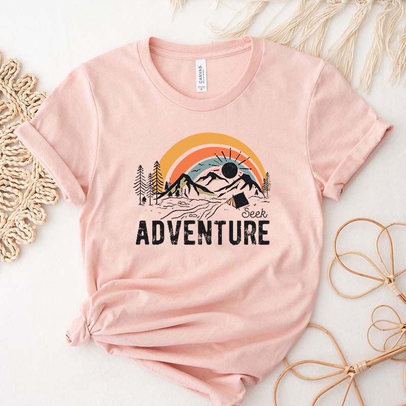 Hiking Camping Mountain Adventure T-Shirt