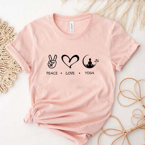 Love Peace Yoga T-Shirt