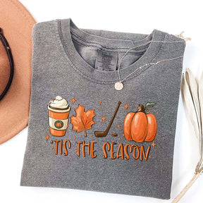 Fall Tis The Season Hockey T-Shirt