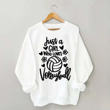 Floral Volleyball Sweatshirt