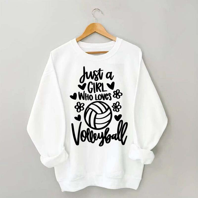 Floral Volleyball Sweatshirt