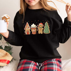 Gingerbread Christmas Coffee Xmas Sweatshirt