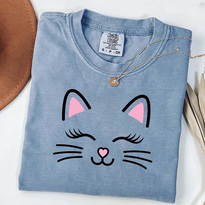 Cute Just A Girl Who Loves Cat T-Shirt