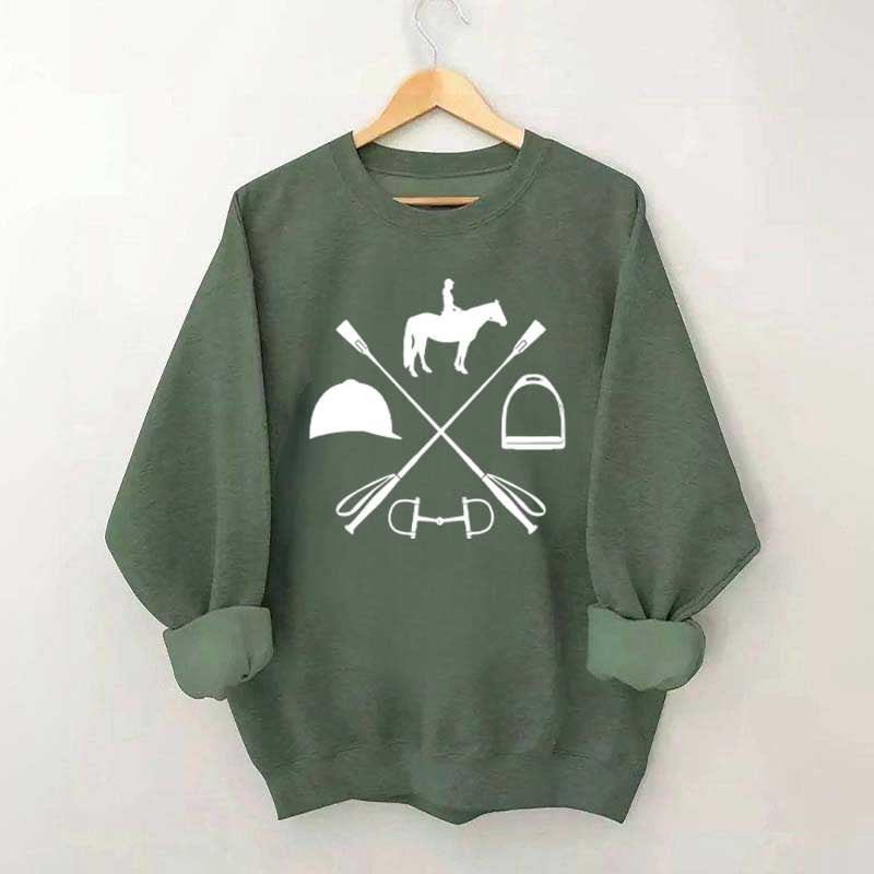 Equestrian Horse Rider Sweatshirt