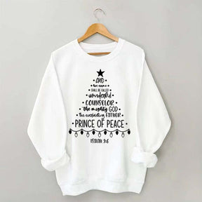 Christmas Religious Tree Sweatshirt