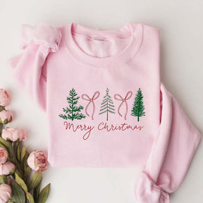 Preppy Christmas Tree Sweatshirt