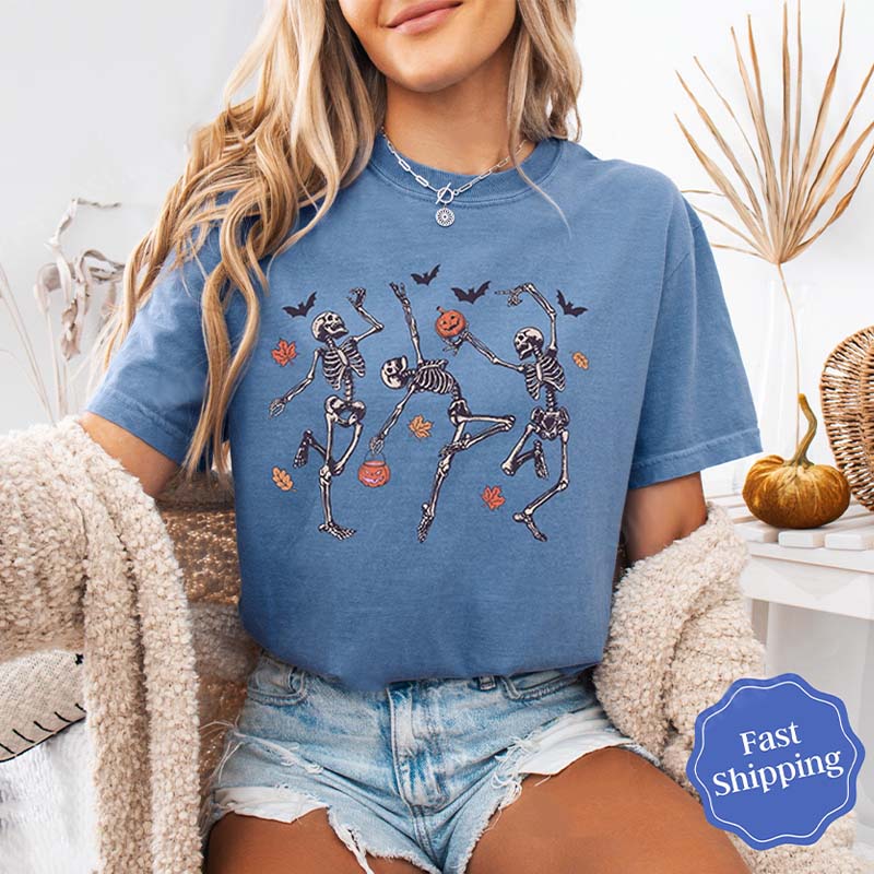 Comfort Colors Dancing Skeleton T-Shirt
