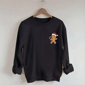 Women's Christmas Gingerbread Man Sweatshirt