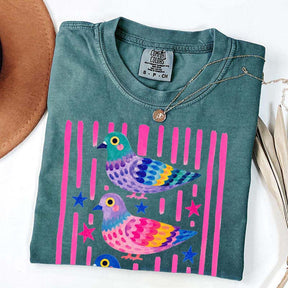 Colorful Pigeon Cute Bird T-Shirt