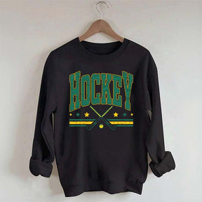 Retro Varsity Hockey Sweatshirt