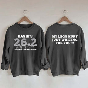 Custom Marathon Support Crew Sweatshirt