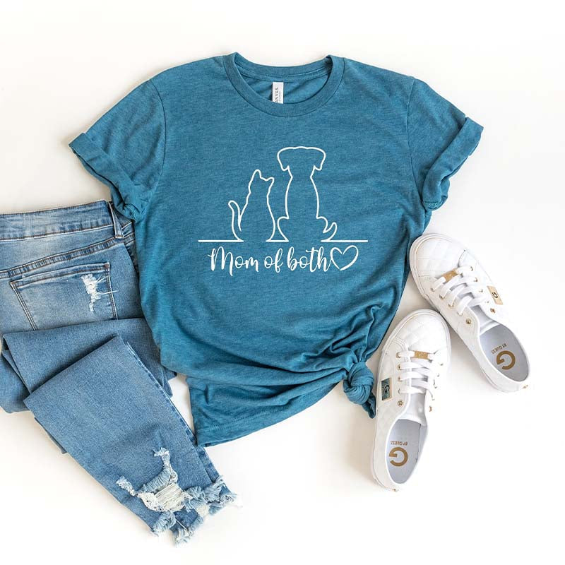 Mom Of Both Dog And Cat T-Shirt