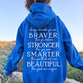 Always Remember You Are Braver Hoodie