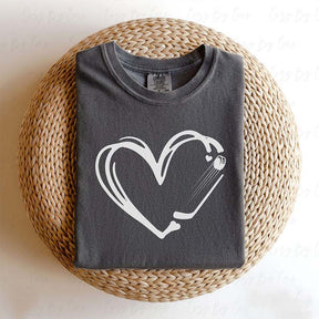 Hockey Heart Comfort Colors T-Shirt
