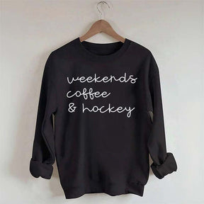 Weekends Coffee Hockey Mom Sweatshirt