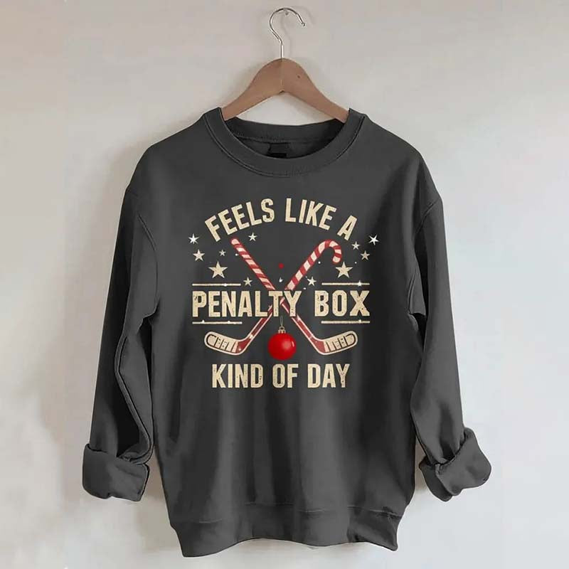 Hockey Penalty Box Christmas Sweatshirt