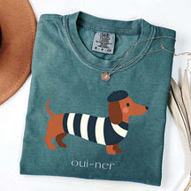 Oui-Ner Sausage Dog T-Shirt
