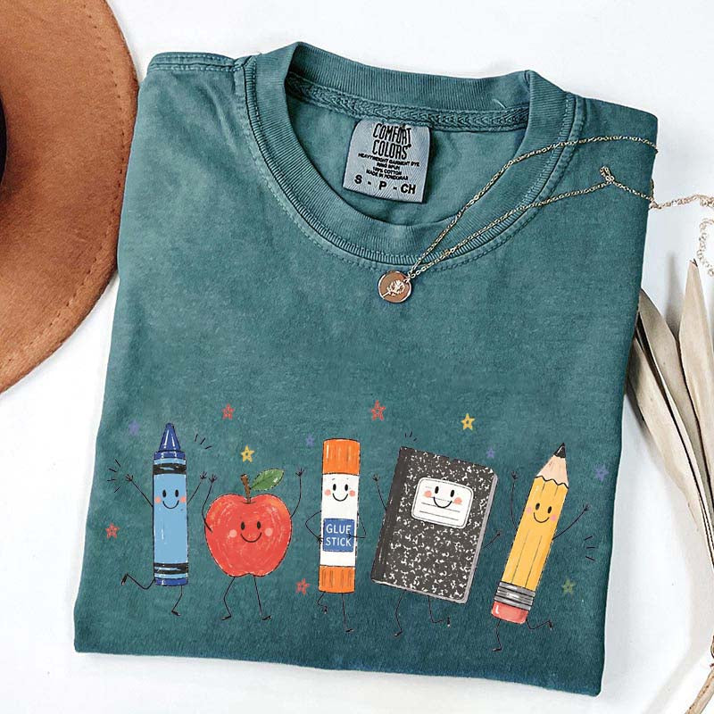 Funny Teacher Life School Supplies T-Shirt
