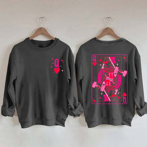 Weightlifting Queen Of Hearts Sweatshirt