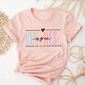 Cute Kindness Is Free Simple T-Shirt