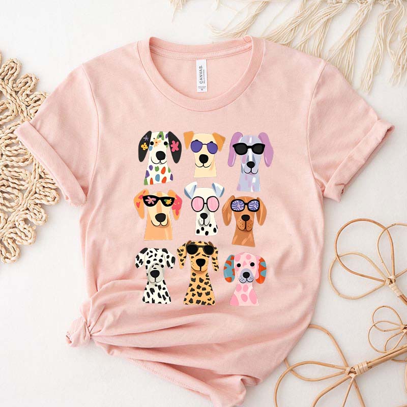Cute Dog Puppy Graphic T-Shirt