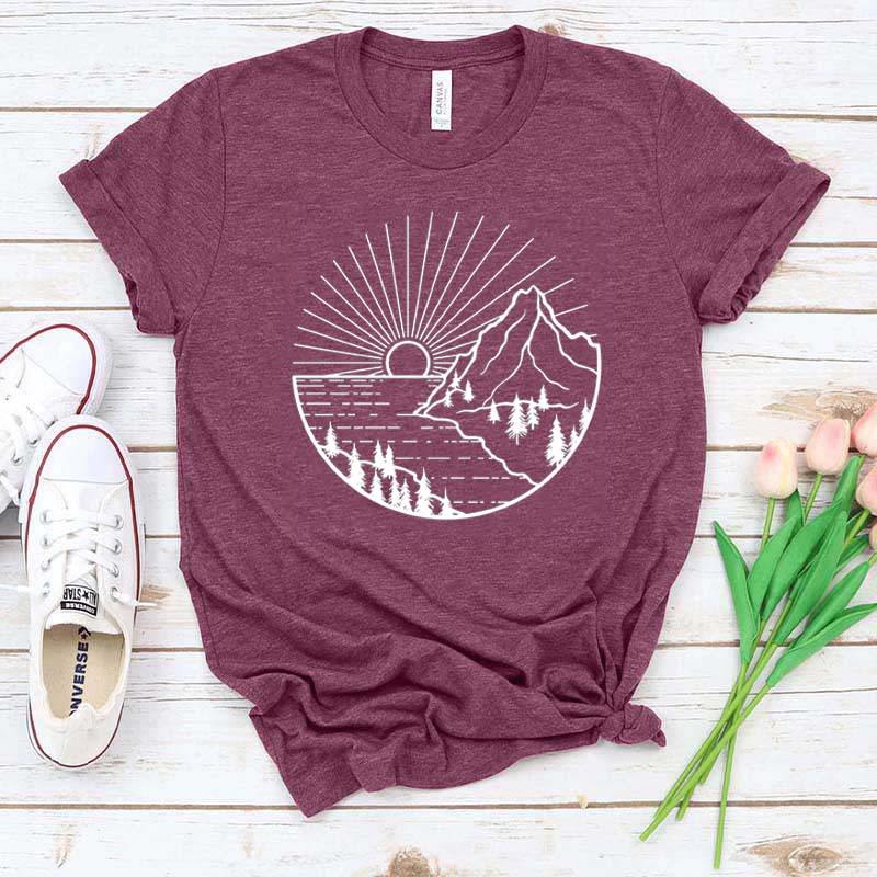 Sun And Mountain T-Shirt