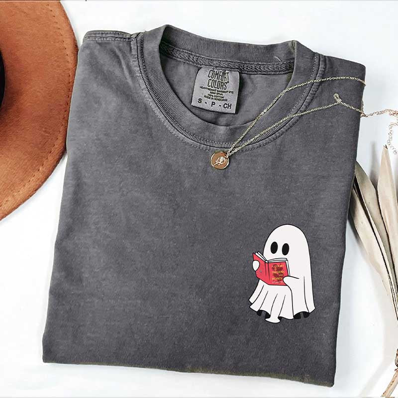 Cute Acotar Ghost Reader Halloween T-Shirt