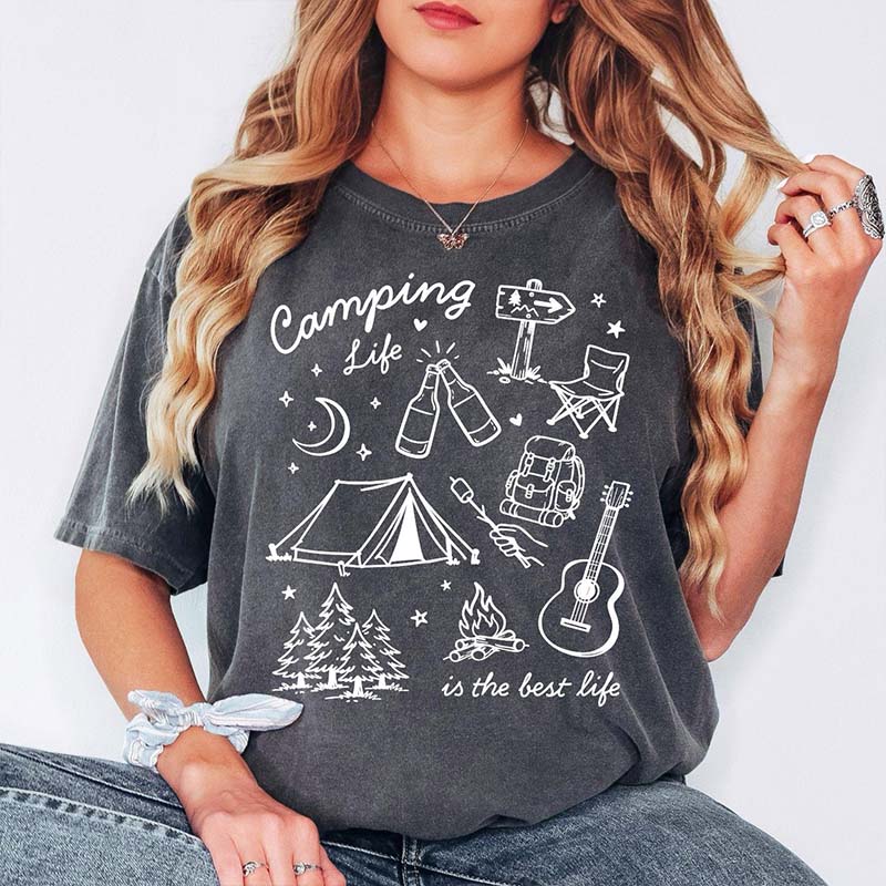 Comfort Colors Camping Life T-Shirt