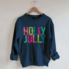 Holly Jolly Printed Sweatshirt