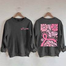 Personalized Breast Cancer Support Sweatshirt