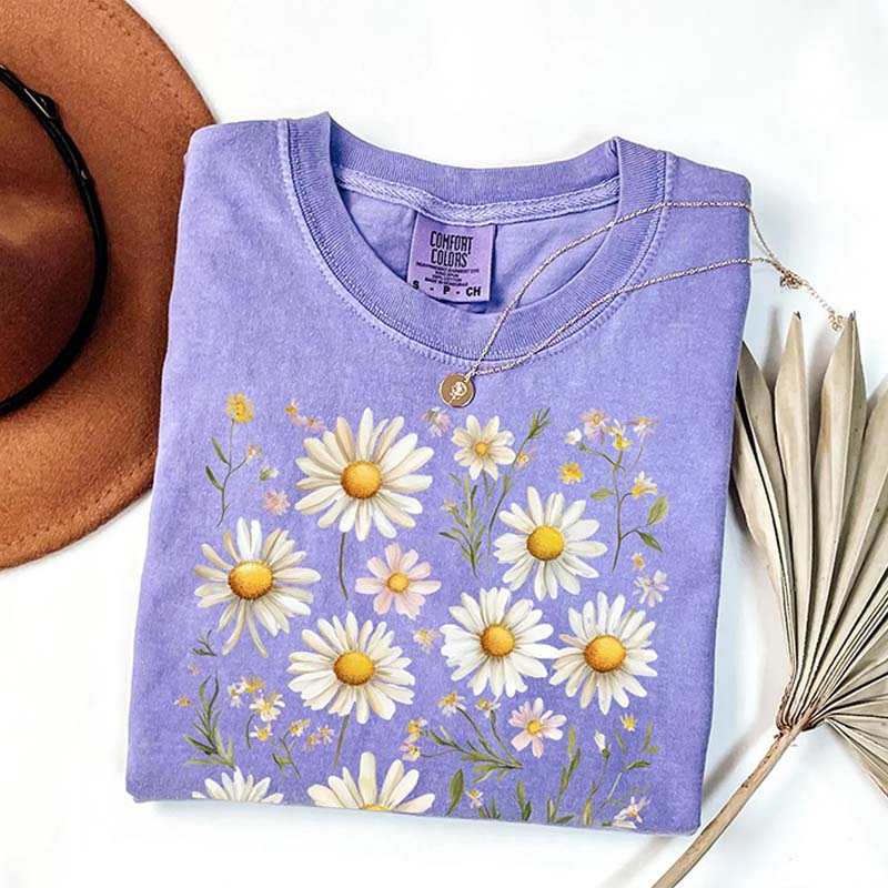 Ideal Daisy Flower Lovers Beautiful T-Shirt